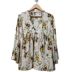 Free People Bella Floral Print Tunic